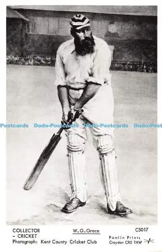 R361117 Sammler Cricket Kent County Cricket Club W G Grace C5017 Pamlin-Drucke