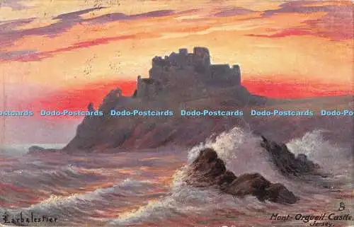 R364350 Earbalestier Mont Orgueil Castle Jersey Raphael Tuck and Sons Oilette Po