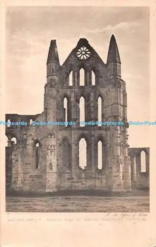 R361167 3 Whitby Abbey North End of North Transept Exterior H M Office of Works