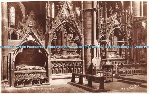 R364378 Gräber in Sanctury Westminster Abbey H 873 Walter Scott RP