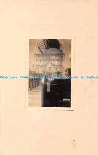 R361176 Norfolk Kirche alte Fotopostkarte