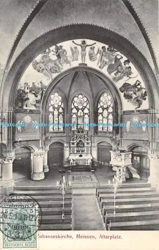 R363050 Johanneskirche Meissen Altarplatz Theodor Oschatz 1910