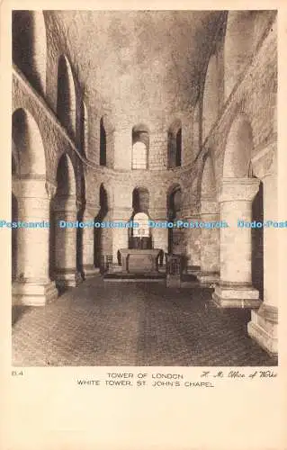 R363086 B 4 Tower of London White Tower St Johns Chapel H M Office of Works Harr