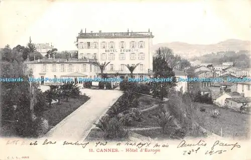 R364444 Cannes 11 Hotel d Europe C L L Paris 1915