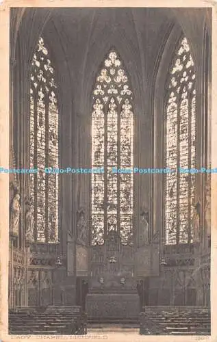 R361256 Lady Chapel Lichfield 1922 A C Lomaxs Nachfolger F H Bull und E Wiseman