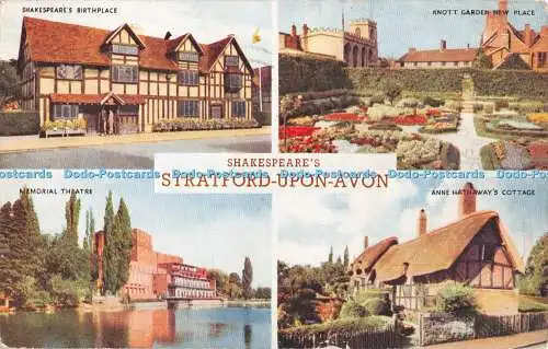 R364465 Shakespeares Stratford Upon Avon 4597 J Salmon 1958