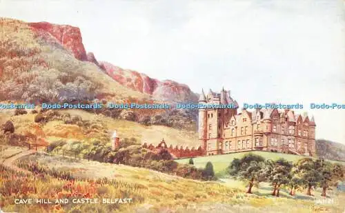 R364513 Belfast Cave Hill nd Castle Valentine Art Farbe E W Trick