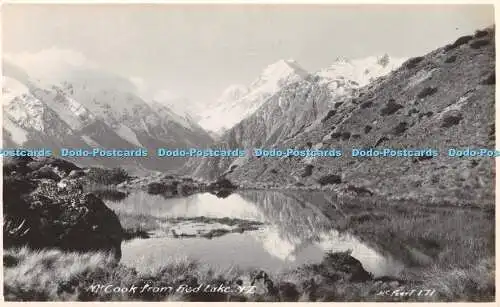 R366002 Mt Cook from Red Lake N Z Postkarte