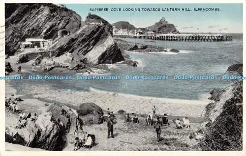 R364530 Ilfracombe Rapperee Cove mit Blick auf Lantern Hill E T W Dennis Foto