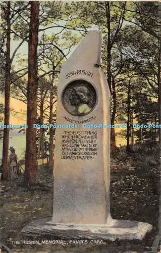 R363186 The Ruskin Memorial Friars Crag The Star Serie G D und D L