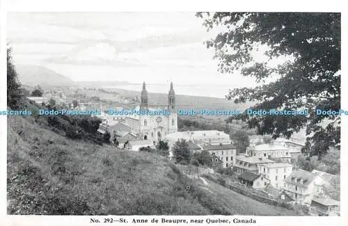 R366017 Canada St Anne de Beaupre near Quebec Novelty Mfg and Art Co No 292