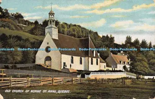 R366054 Quebec Alte Kirche von Bonne St Anne Postkarte