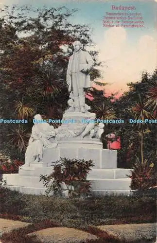 R363221 Budapester Statue Semmelweiß Semmelweiß Denkmal N M Bp 1