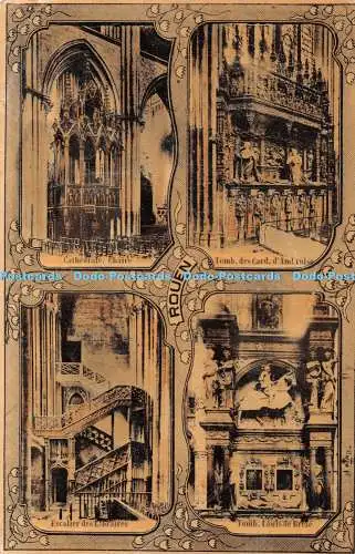 R363234 Cathedrale Chaire Tomb des Card dAmlroiso Escalier des Libraires Tomb Lo