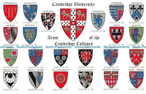 R364598 Cambridge University Arms of the Cambridge Colleges Peterhouse Magdalene