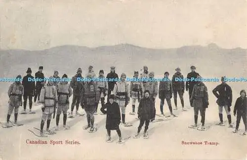R366104 Schneeschuh Tramp Montreal Import Co Canadian Sport Series No 301 1908