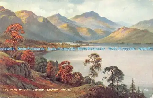 R364648 The Head of Loch Lomond Looking North Valentine Art Farbe Edward H Thom