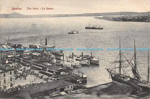 R366156 Quebec The river Le fleuve Montreal Import Co No 1