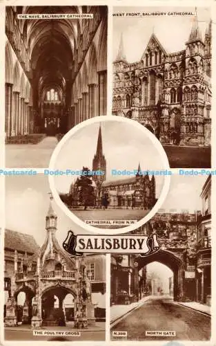 R363361 Salisbury N 39B RP 1953 Multi View