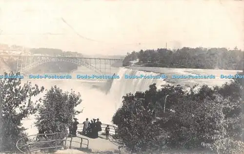 R366238 Kanada Wasserfall Brücke Postkarte