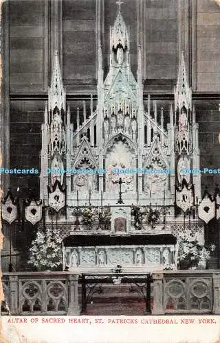 R361521 Altar of Sacred Heart St Patricks Cathedral New York A C Bosselman 1909