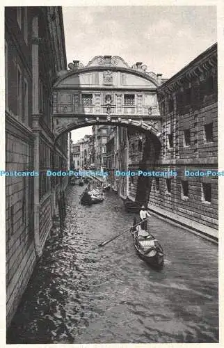 R361525 Venezia Die Seufzerbrücke Ponte dei Sospiri Ed V F Le Pont des Sospiri