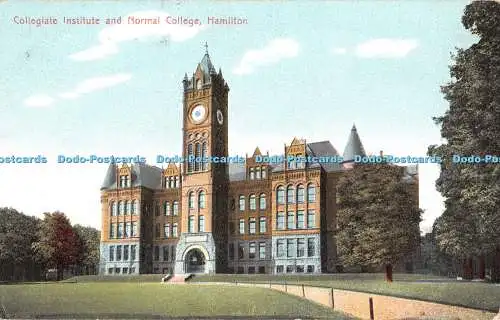 R366250 Hamilton Collegiate Institute und Normal College W G MacFarlane