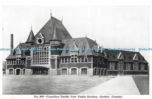 R366264 Kanada Quebec Canadian Pacific New Palais Station Neuheit Mfg and Art Co