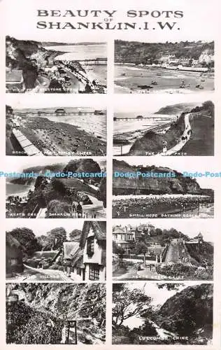 R363445 Beauty Spots of Shanklin I W Nigh RP Multi View