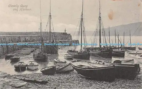 R366310 Clovelly Quay and Harbour G S Reilly Majestic Serie 1920