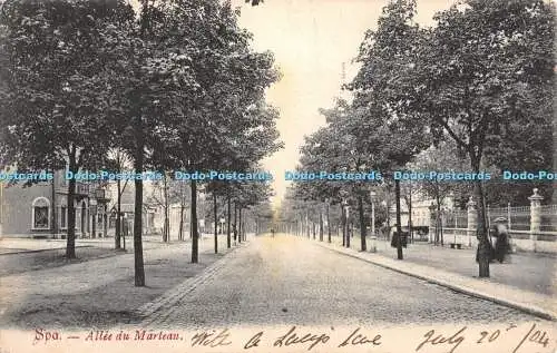 R366335 Spa Allee du Marteau Postkarte 1904