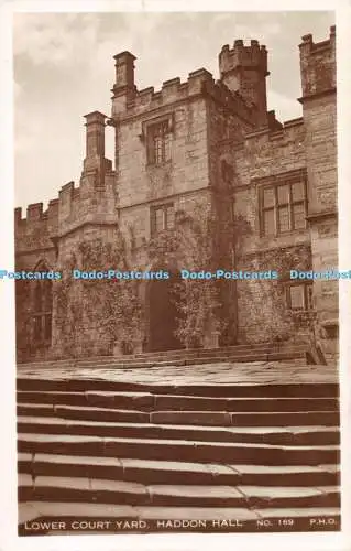 R363497 Lower Court Yard Haddon Hall No 169 P H O Photo Finishers RP