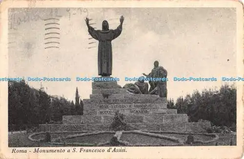 R364842 Roma Monumento a S Francesco d Assisi Edizione Adolfo Como