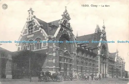 R366384 Ciney La Gare G Hermans Postkarte