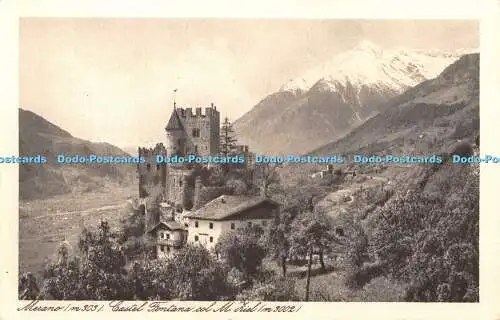 R366390 Meraner Schloss Fontana col M Ziel Grafia Sezione Edizione d Arte