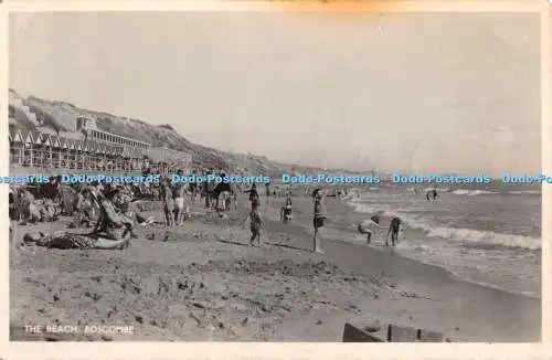 R364874 Boscombe The Beach W J Nigh RP Postkarte