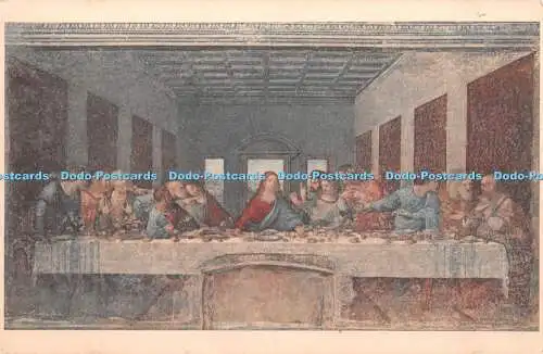 R364876 L Ultima Cena Leonardo Da Vinci Refettoro S Maria Delle Grazie Eliotipia