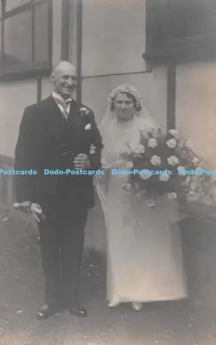 R361673 Hochzeitsfoto alte Fotografie Postkarte