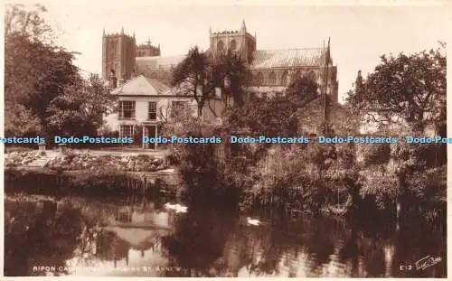 R364888 Ripon Cathedral Showing St Anne Walter Scott RP