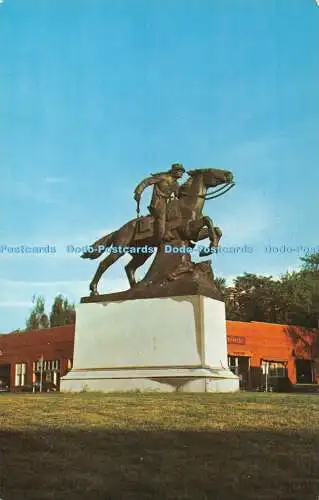 R361679 Pony Express Statue St Joseph Missouri erinnert an die historische Kommu