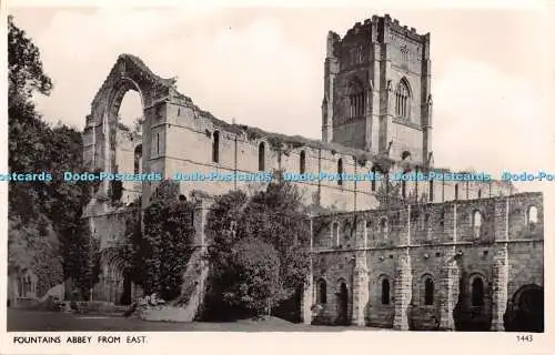 R363588 Fountains Abbey From East 1443 veröffentlicht für die Herren H Stainton von Harrog