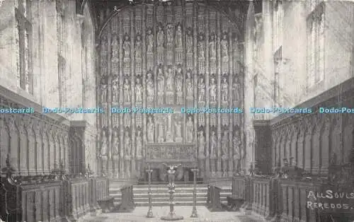 R364951 All Souls Reredos Savage Postkarte
