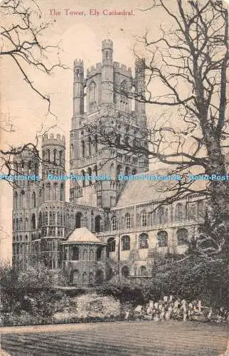 R361753 The Tower Ely Cathedral G H Tyndall 158