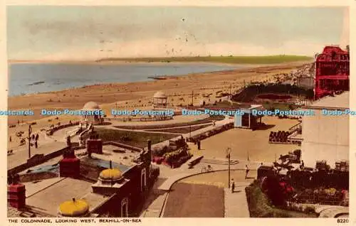 R364971 Bexhill on Sea The Colonnade Looking West Norman S and E Photogravure 19