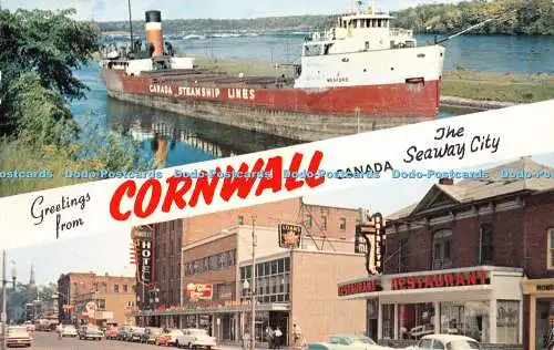 R366494 Grüße aus Cornwall Kanada The Seaway City Bryan Nachrichtenagentur Kunststoff