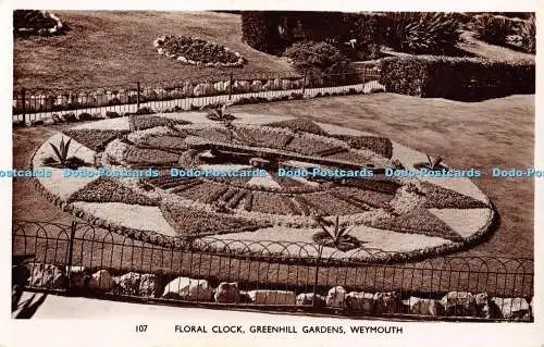 R363655 Blumenuhr Greenhill Gardens Weymouth 107 Wessex Copyright Serie J J