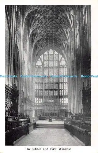 R361819 The Choir and East Window Gloucester Cathedral Hamilton Fisher The Norma