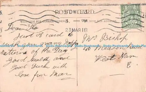 R361820 My Birthday Wish I send this card with love to say all happy be your