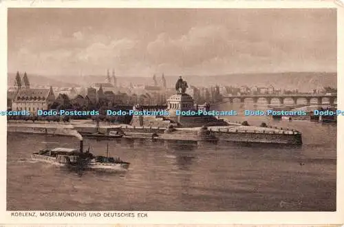 R363730 Koblenz Moselmundung Und Deutsches Eck Hoursch und Bechstedt