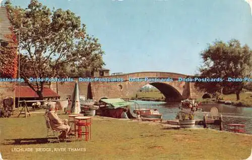 R365068 River Thames Lechlade Bridge J Salmon Cameracolour 1967